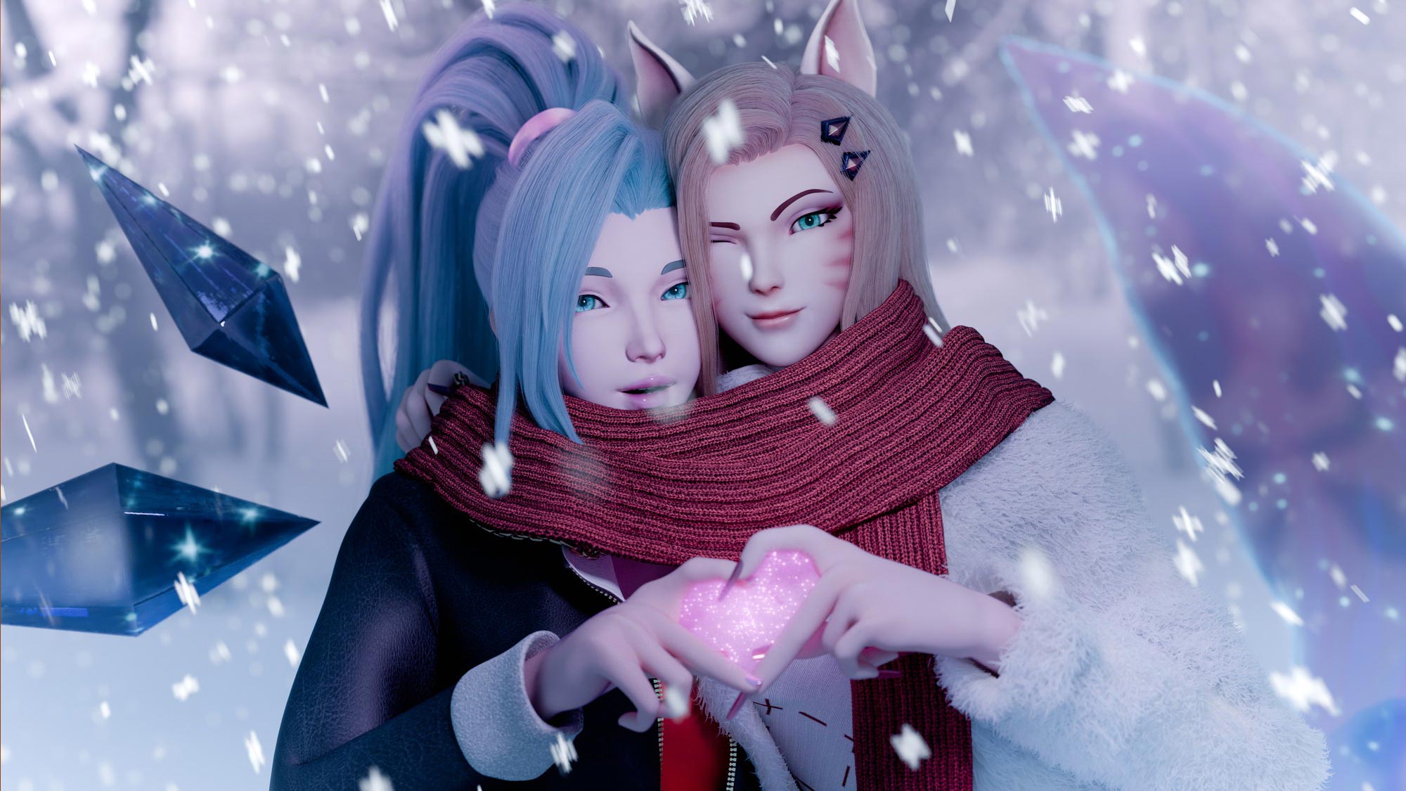 [3D同人动画] lewdgazer大师：2024年8月更新整合艾达王+安琪尔 [2.1G/百度云]